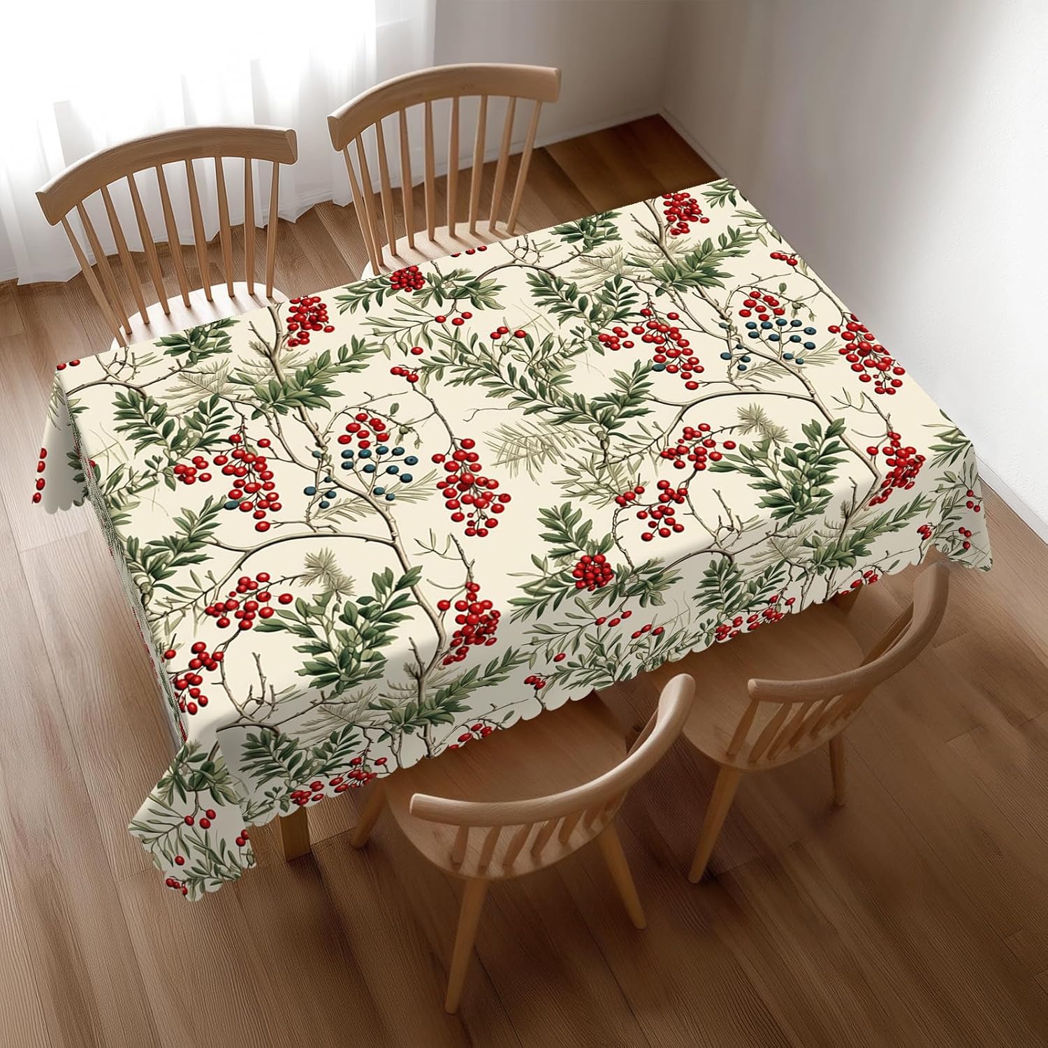 Home Textiles Premium - Obrus świąteczny z motywem jablek i