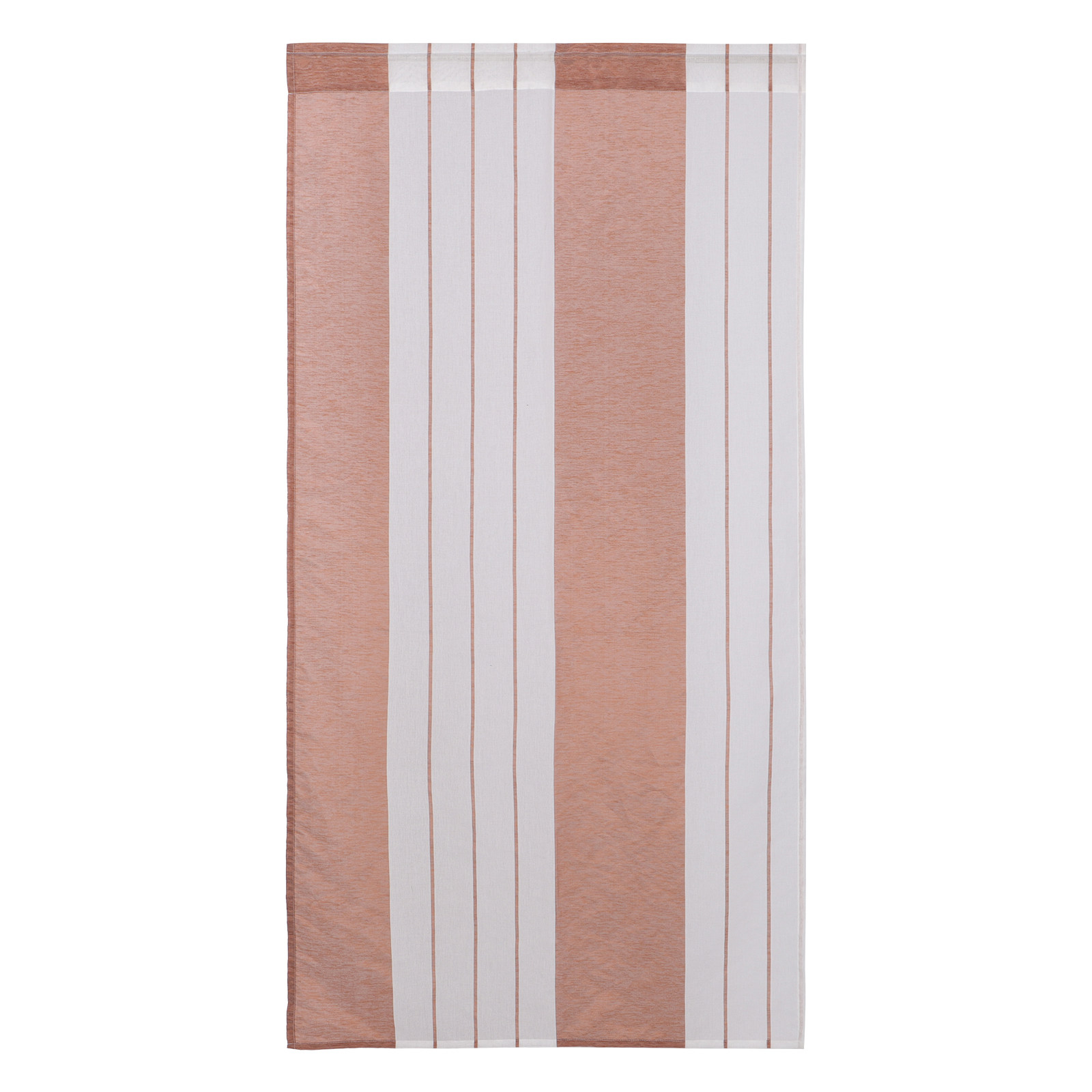 Curtain Sheer Voile - Wielokolorowa, prążkowana, przezroczysta zasłona okienna z