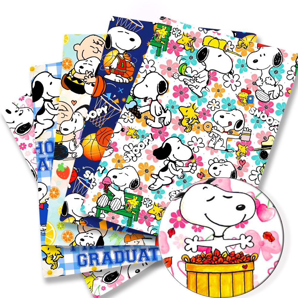 Home Textiles Curtains - Tkanina TAKARA TOMY Snoopy 140x50CM z
