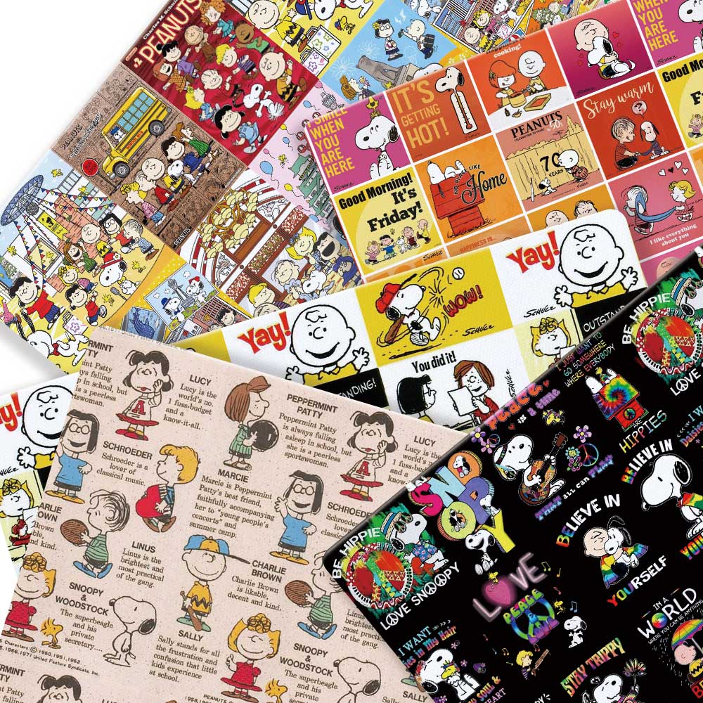 Home Textiles Curtains - Tkanina TAKARA TOMY Snoopy 140x50CM z