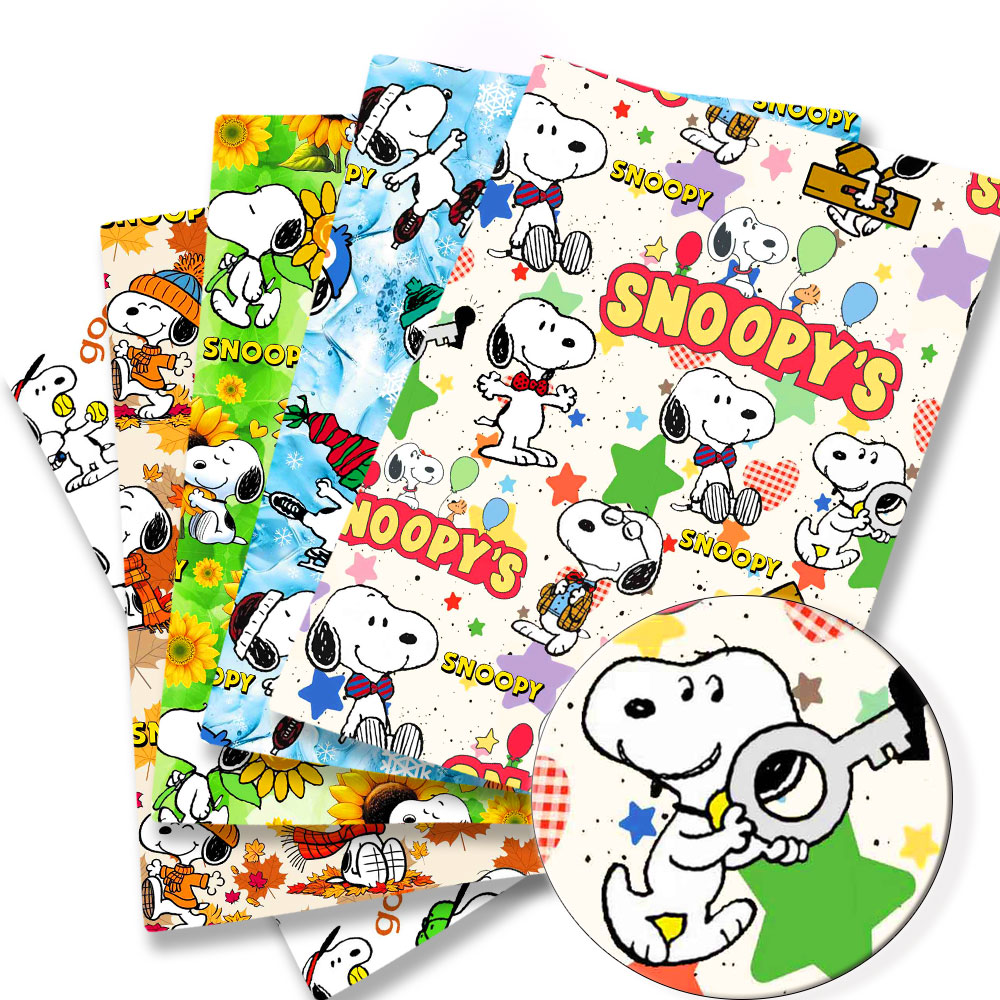 Home Textiles Curtains - Tkanina TAKARA TOMY Snoopy 140x50CM z