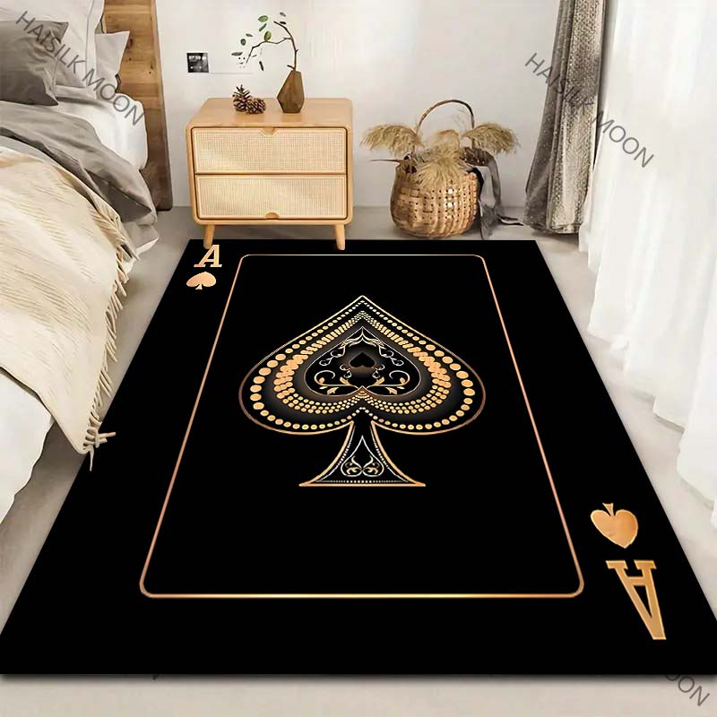 Dywan z wzorem Asa Kierów, 6 s – Home Textiles Luxury recenzja i cena