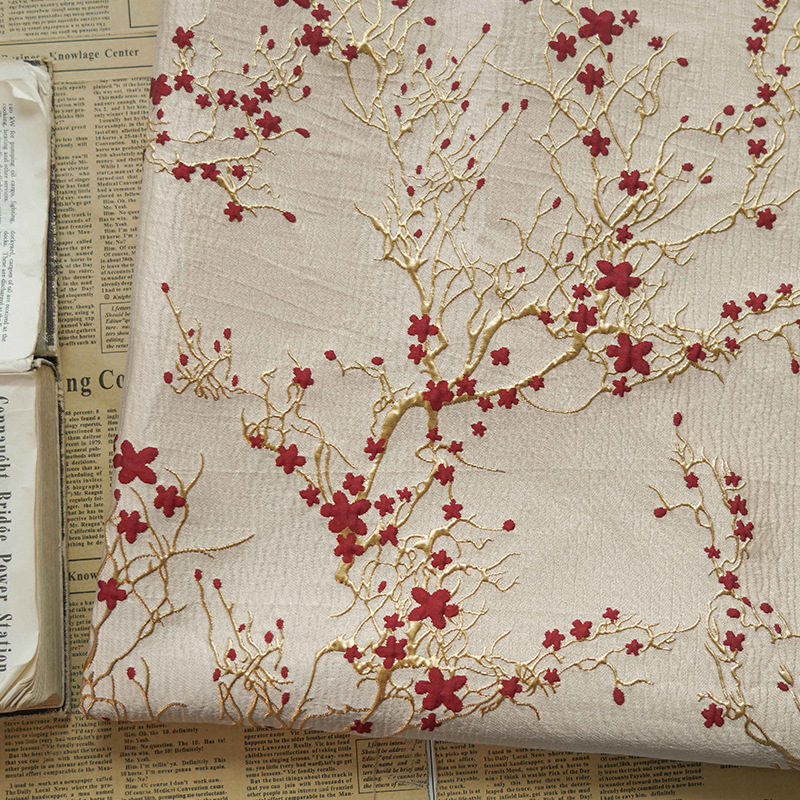 Luksusowa czerwona kwiat śliwy – Home Textiles Luxury recenzja i cena