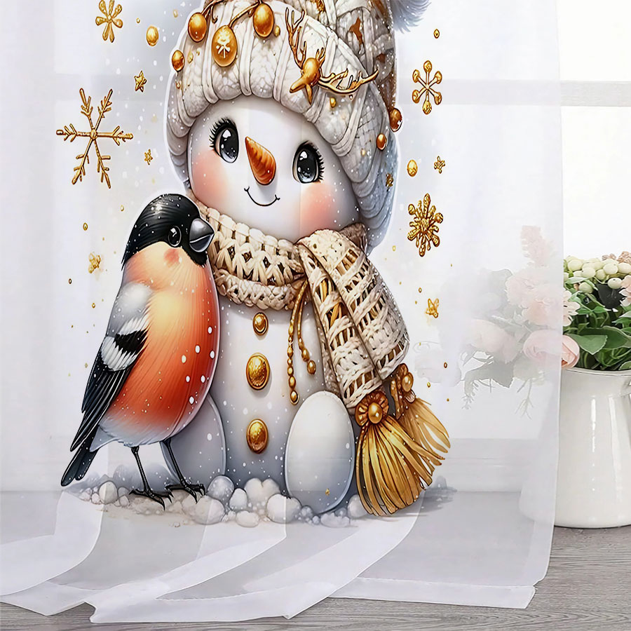 2 szt. Przezroczyste zasłony z – Curtain Sheer Voile recenzja i cena