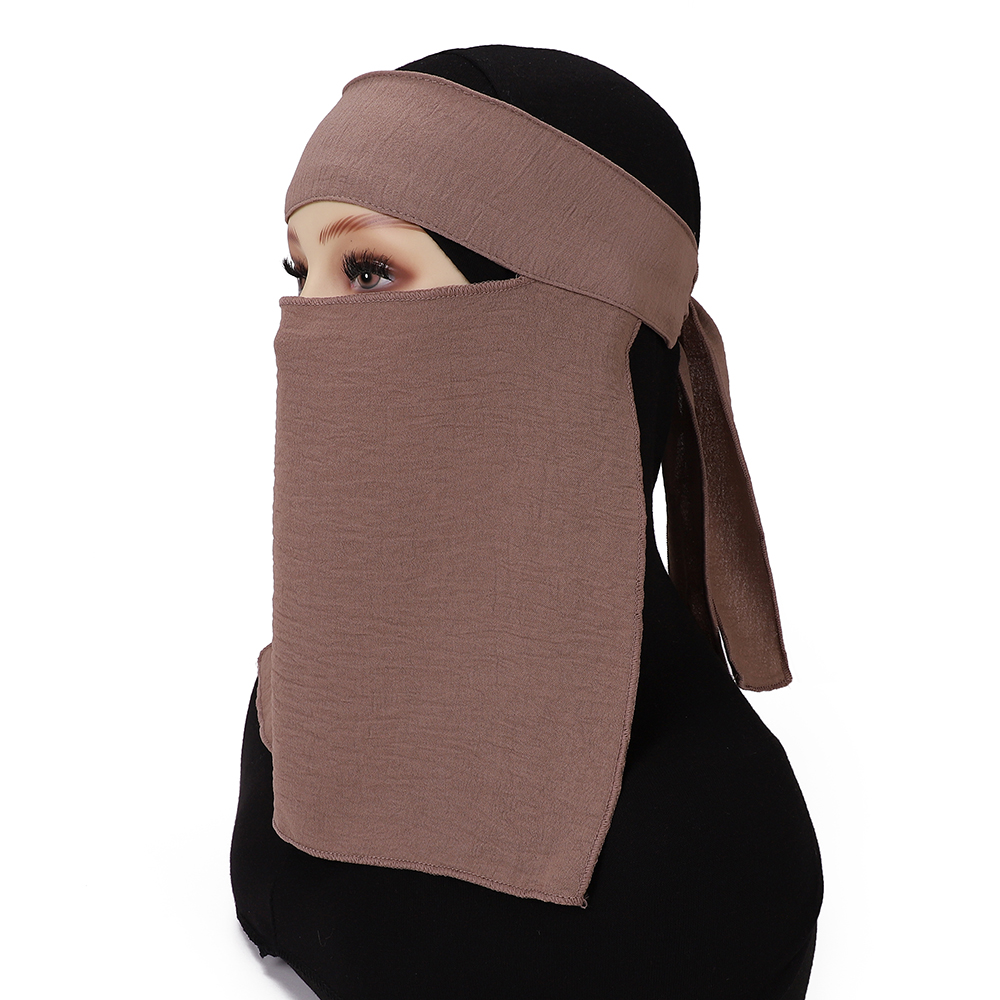 Niqab Krótki, Oddychający, z M – Curtain Sheer Voile recenzja i cena