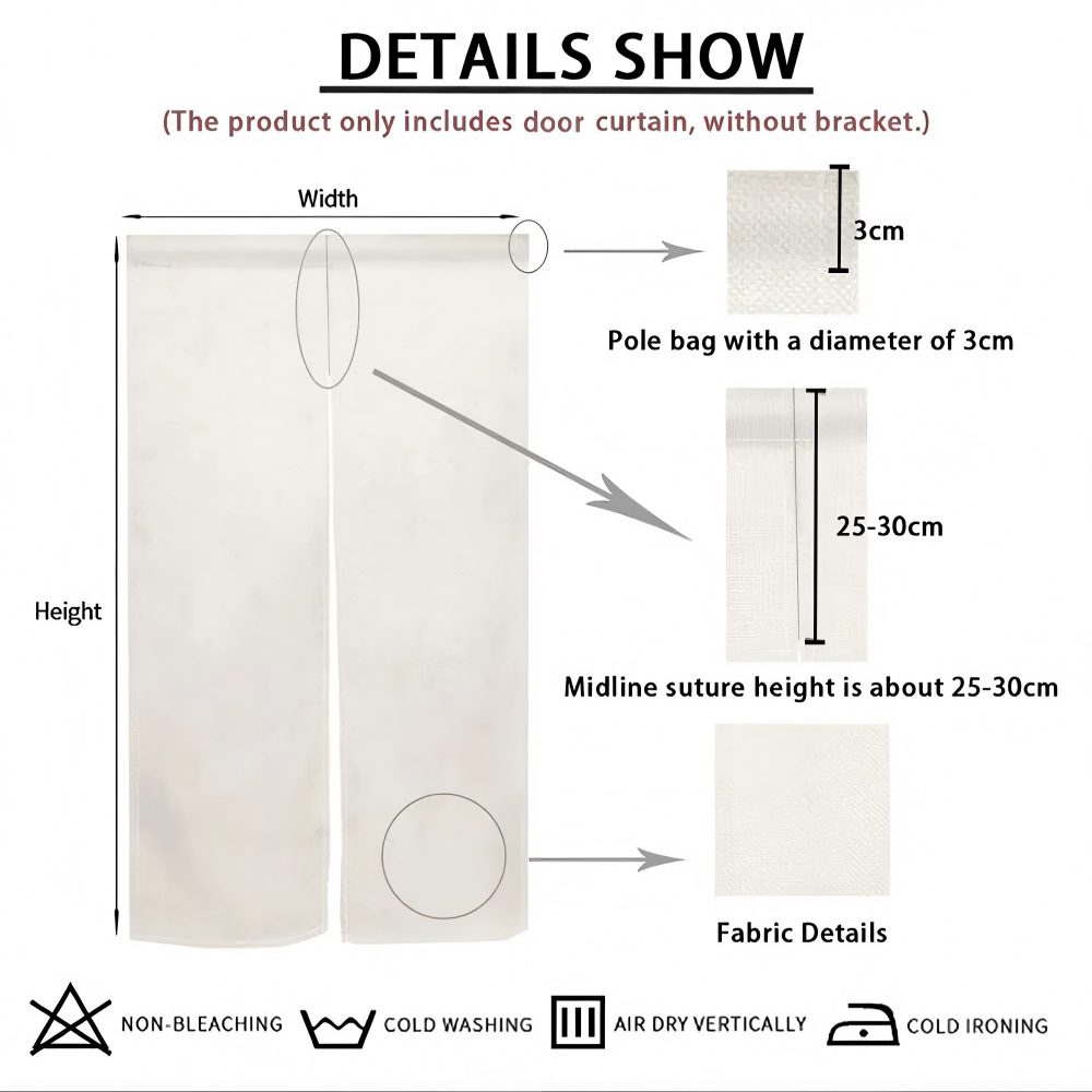 Zasłona drzwiowa VIKAMA z włas – Home Textiles Curtains recenzja i cena