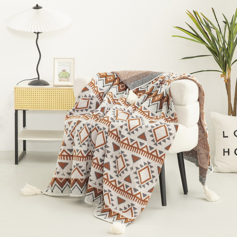Koc dziergany w stylu bohemy z – Home Textiles Luxury recenzja i cena