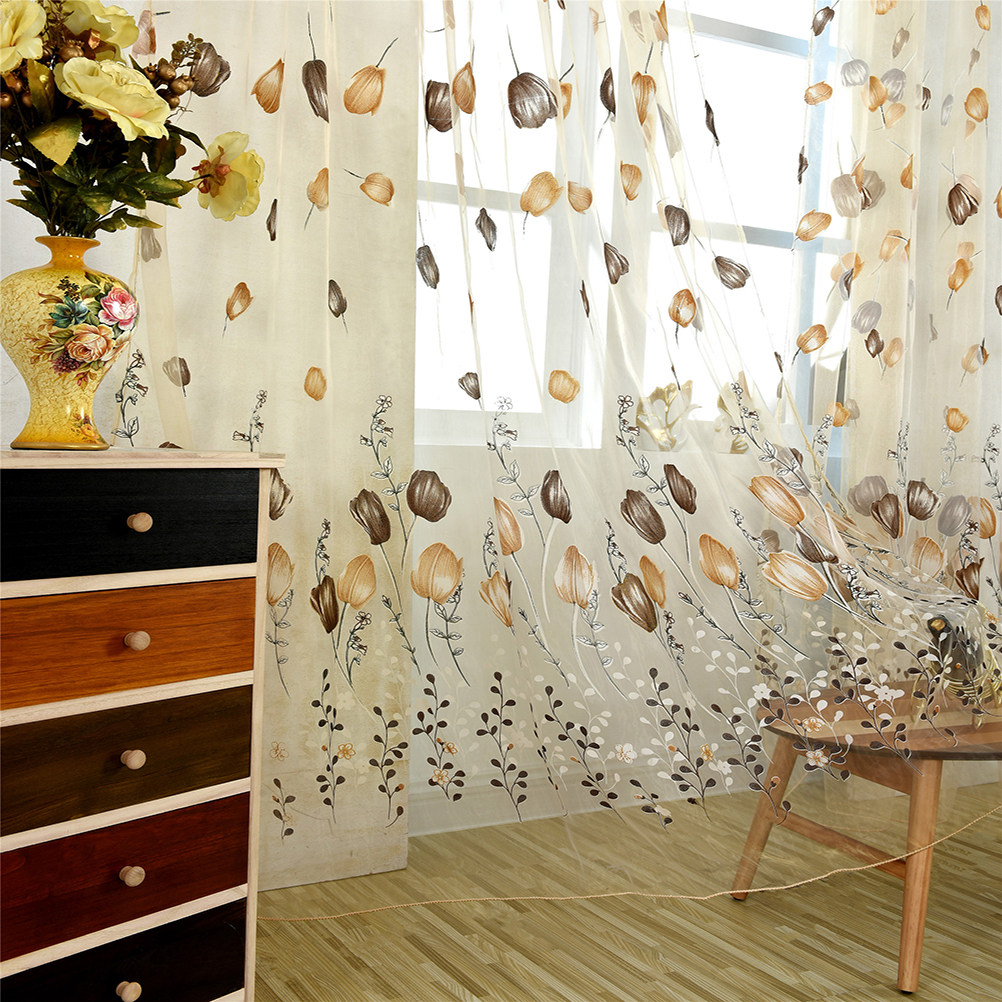 Zasłony woalowe Tulip 100x200c – Curtain Sheer Voile recenzja i cena