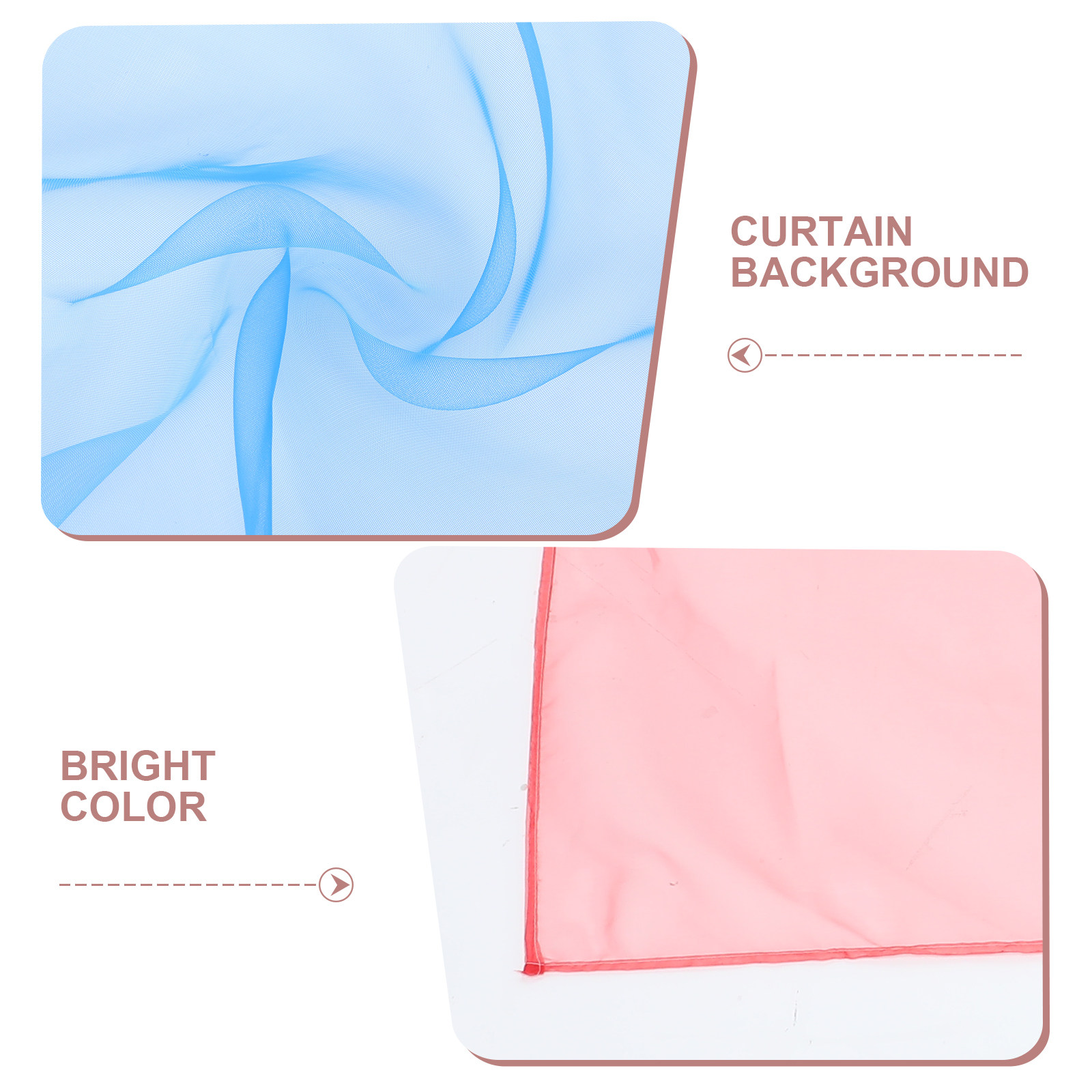 4 sztuki kolorowych przezroczy – Curtain Sheer Voile recenzja i cena