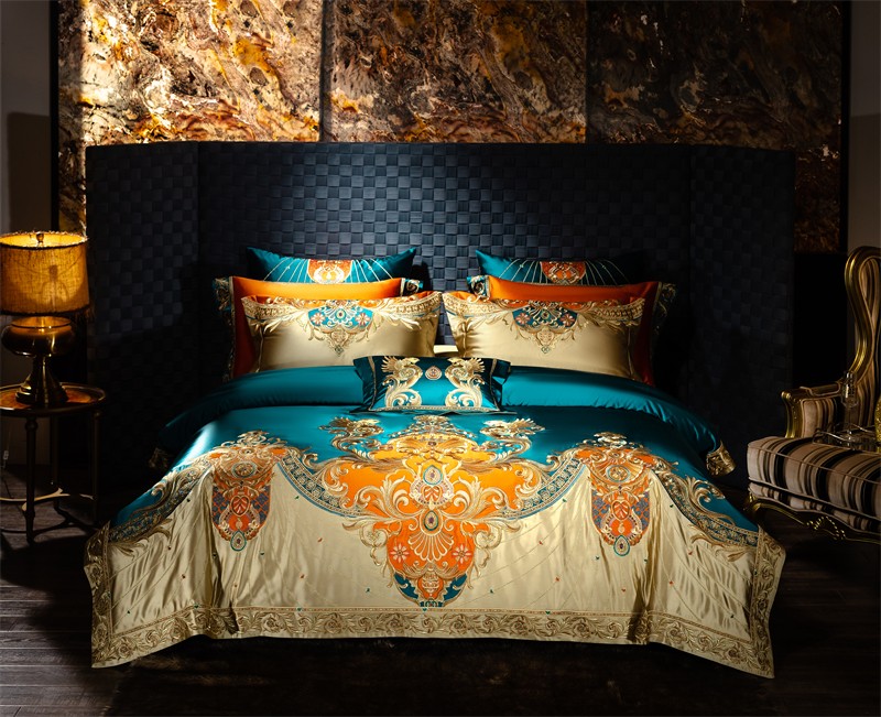 Złoty haft patchworkowe zestaw – Home Textiles Luxury recenzja i cena