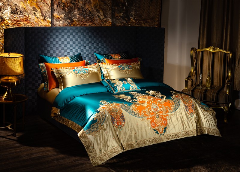 Złoty haft patchworkowe zestaw – Home Textiles Luxury recenzja i cena