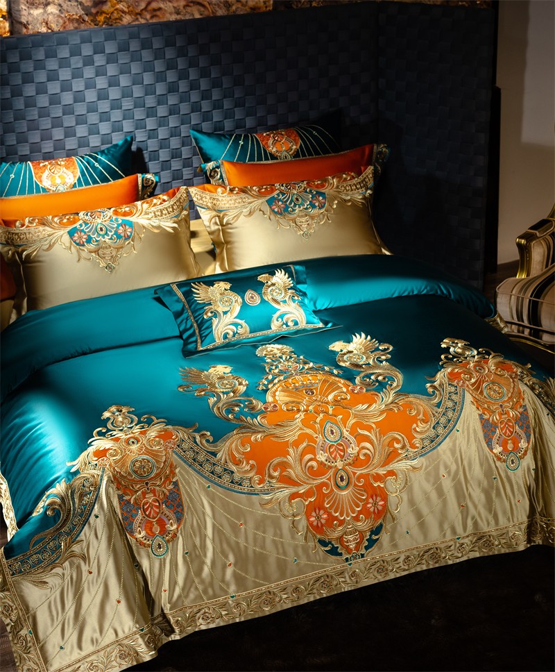 Złoty haft patchworkowe zestaw – Home Textiles Luxury recenzja i cena