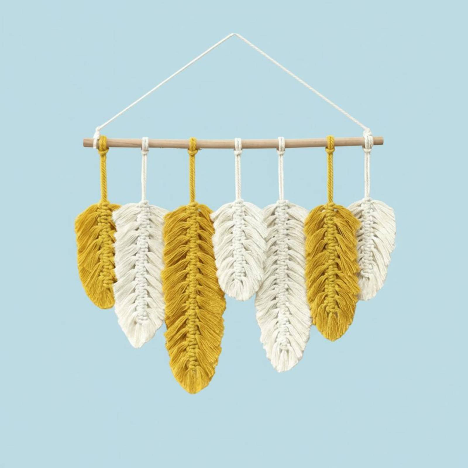 Makrama z piórami, ręcznie rob – Home Textiles & Furnishings recenzja i cena