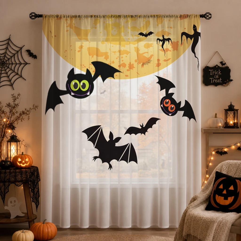 Przezroczysta zasłona gradient – Curtain Sheer Voile recenzja i cena